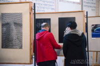 Fotografie z instalace výstavy v Dolních Kounicích