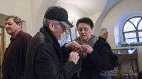 Fotografie z instalace výstavy v Dolních Kounicích