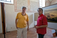 Instalace výstavy v Dolních Kounicích