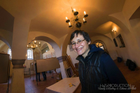 Fotografie z instalace výstavy v Dolních Kounicích