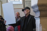 Fotografie z instalace výstavy v Dolních Kounicích