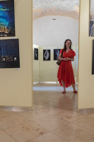 Fotografie z vernisáže výstavy k 30. výročí založení fotoklubu