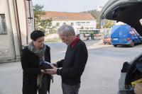 Fotografie z instalace výstavy v Dolních Kounicích
