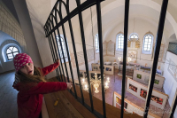 Fotografie z instalace výstavy v Dolních Kounicích