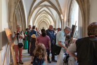 Fotografie z vernisáže výstavy k 30. výročí založení fotoklubu